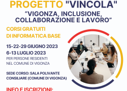 PROGETTO "VINCOLA" (VIGONZA, INCLUSIONE,COLLABORAZIONE E LAVORO)