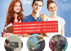 Locandina Open day Camerini-Rossi